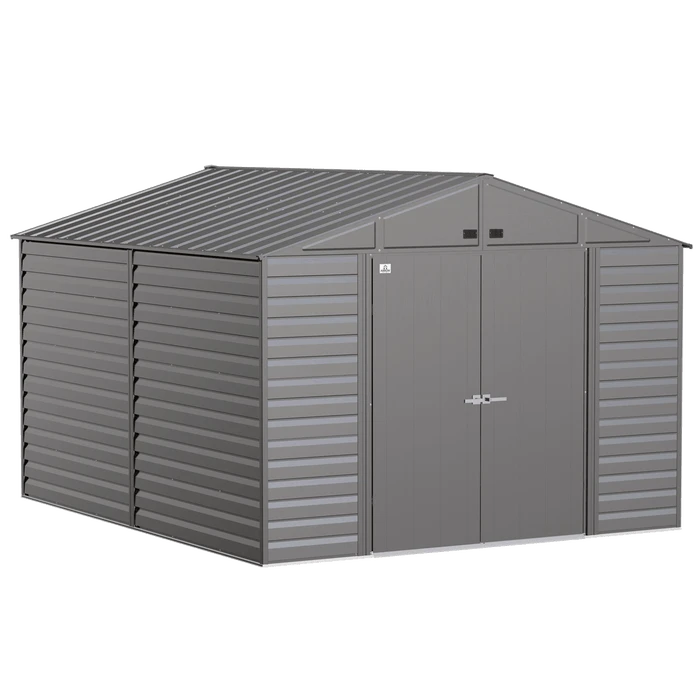 Arrow Select Steel Storage Shed, 10x12, Charcoal 6 Arrow Select Steel Storage Shed, 10x12, Charcoal - Image 4