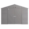 Arrow Select Steel Storage Shed, 10x12, Charcoal 1 Arrow Select Steel Storage Shed, 10x12, Charcoal -Shelterlogic scg1012cc silo image 02