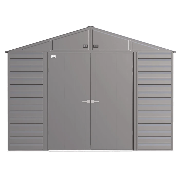 Arrow Select Steel Storage Shed, 10x12, Charcoal 3 Arrow Select Steel Storage Shed, 10x12, Charcoal