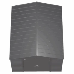 Arrow Select Steel Storage Shed, 10x12, Charcoal 19 Arrow Select Steel Storage Shed, 10x12, Charcoal -Shelterlogic scg1012cc silo image 03