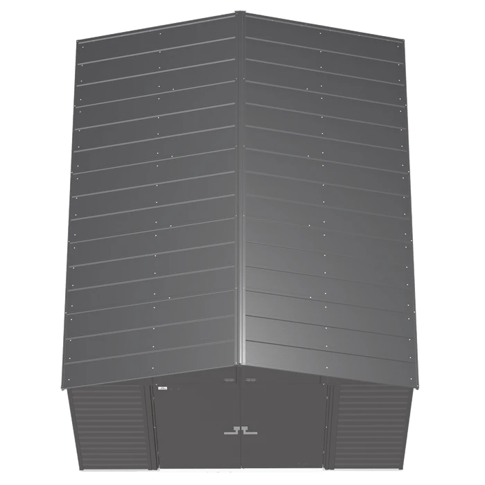 Arrow Select Steel Storage Shed, 10x12, Charcoal 9 Arrow Select Steel Storage Shed, 10x12, Charcoal - Image 7