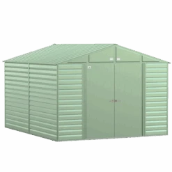Arrow Select Steel Storage Shed, 10x12, Sage Green 18 Arrow Select Steel Storage Shed, 10x12, Sage Green -Shelterlogic scg1012sg silo image 01