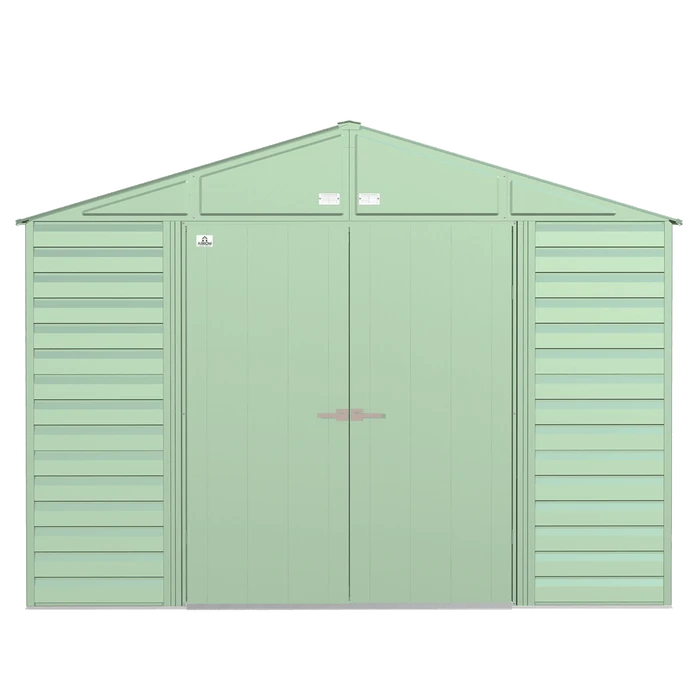 Arrow Select Steel Storage Shed, 10x12, Sage Green 3 Arrow Select Steel Storage Shed, 10x12, Sage Green