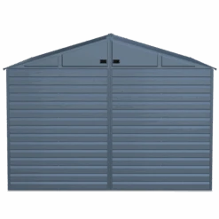Arrow Select Steel Storage Shed, 10x14, Blue Grey -Shelterlogic scg1014bg silo image 05