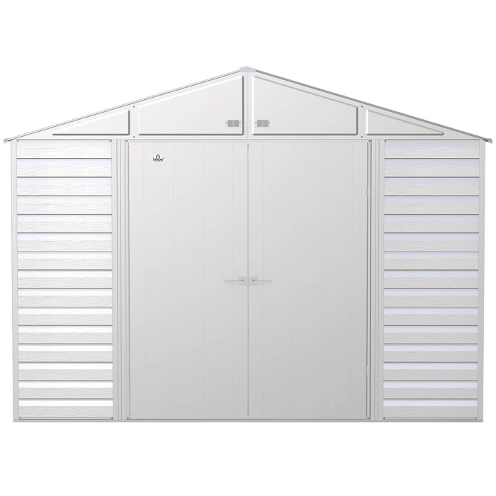Arrow Select Steel Storage Shed, 10x14, Flute Grey 8 Arrow Select Steel Storage Shed, 10x14, Flute Grey - Image 6