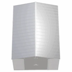 Arrow Select Steel Storage Shed, 10x14, Flute Grey 23 Arrow Select Steel Storage Shed, 10x14, Flute Grey -Shelterlogic scg1014fg silo image 03