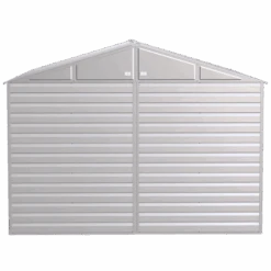 Arrow Select Steel Storage Shed, 10x14, Flute Grey 25 Arrow Select Steel Storage Shed, 10x14, Flute Grey -Shelterlogic scg1014fg silo image 05