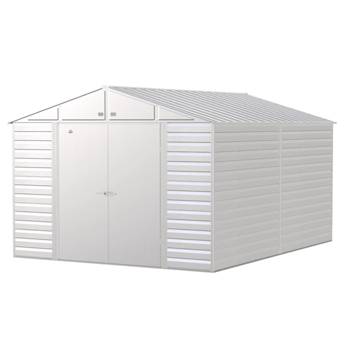 Arrow Select Steel Storage Shed, 10x14, Flute Grey 12 Arrow Select Steel Storage Shed, 10x14, Flute Grey - Image 10