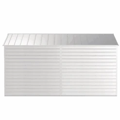 Arrow Select Steel Storage Shed, 10x14, Flute Grey 24 Arrow Select Steel Storage Shed, 10x14, Flute Grey -Shelterlogic scg1014fg silo image 07