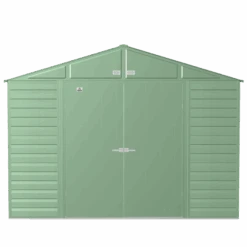 Arrow Select Steel Storage Shed, 10x14, Sage Green 20 Arrow Select Steel Storage Shed, 10x14, Sage Green -Shelterlogic scg1014sg silo image 02