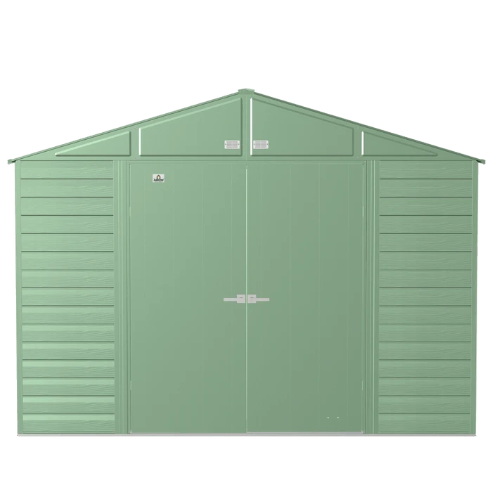 Arrow Select Steel Storage Shed, 10x14, Sage Green 7 Arrow Select Steel Storage Shed, 10x14, Sage Green - Image 5