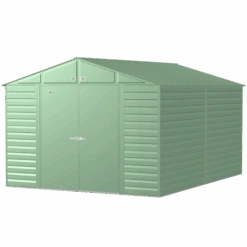 Arrow Select Steel Storage Shed, 10x14, Sage Green 24 Arrow Select Steel Storage Shed, 10x14, Sage Green -Shelterlogic scg1014sg silo image 06