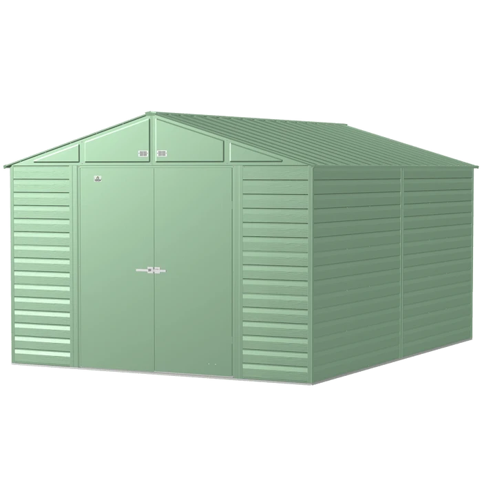 Arrow Select Steel Storage Shed, 10x14, Sage Green 11 Arrow Select Steel Storage Shed, 10x14, Sage Green - Image 9
