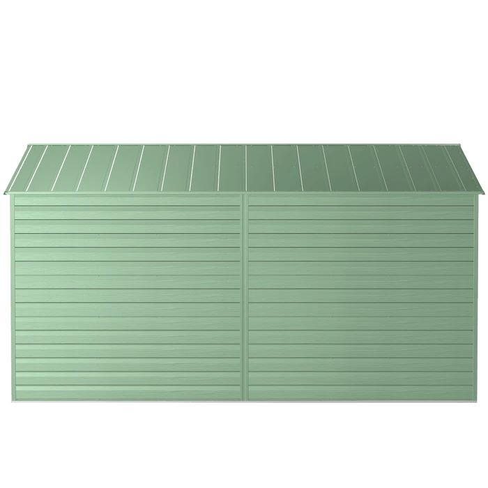 Arrow Select Steel Storage Shed, 10x14, Sage Green 9 Arrow Select Steel Storage Shed, 10x14, Sage Green - Image 7
