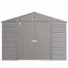 Arrow Select Steel Storage Shed, 10x8, Charcoal 1 Arrow Select Steel Storage Shed, 10x8, Charcoal -Shelterlogic scg108cc silo image 02