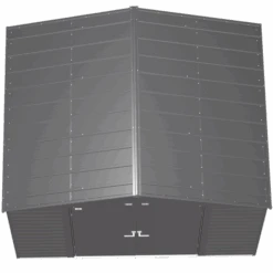 Arrow Select Steel Storage Shed, 10x8, Charcoal 21 Arrow Select Steel Storage Shed, 10x8, Charcoal -Shelterlogic scg108cc silo image 03