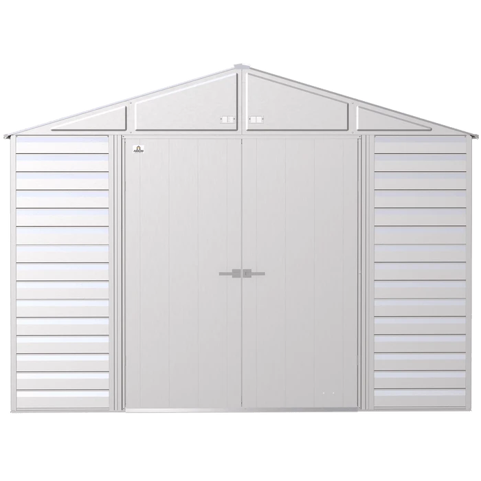 Arrow Select Steel Storage Shed, 10x8, Flute Grey 3 Arrow Select Steel Storage Shed, 10x8, Flute Grey
