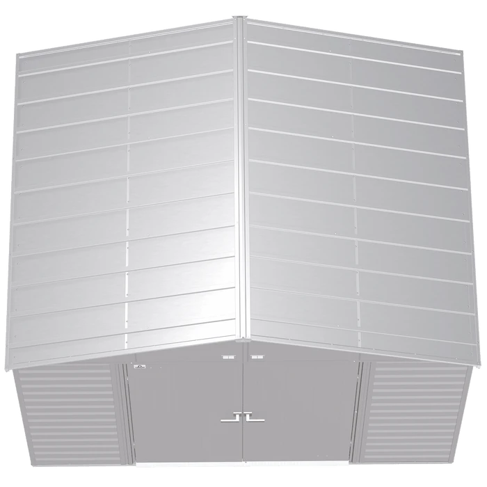 Arrow Select Steel Storage Shed, 10x8, Flute Grey 10 Arrow Select Steel Storage Shed, 10x8, Flute Grey - Image 8