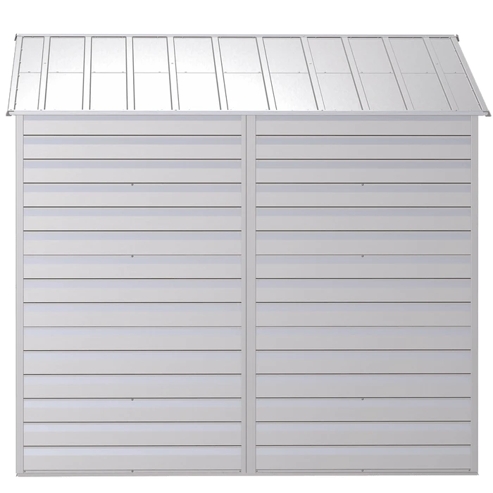 Arrow Select Steel Storage Shed, 10x8, Flute Grey 8 Arrow Select Steel Storage Shed, 10x8, Flute Grey - Image 6