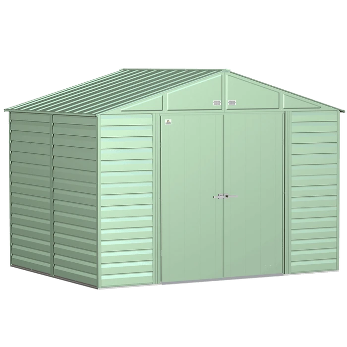 Arrow Select Steel Storage Shed, 10x8, Sage Green 7 Arrow Select Steel Storage Shed, 10x8, Sage Green - Image 5