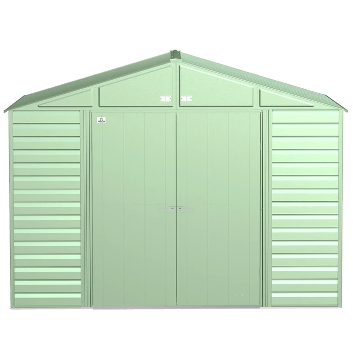 Arrow Select Steel Storage Shed, 10x8, Sage Green 3 Arrow Select Steel Storage Shed, 10x8, Sage Green