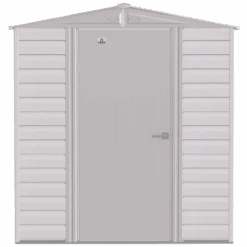 Arrow Select Steel Storage Shed, 6x5, Flute Grey 21 Arrow Select Steel Storage Shed, 6x5, Flute Grey -Shelterlogic scg65fg silo image 02