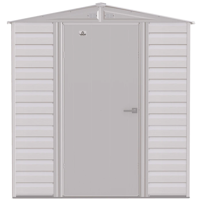 Arrow Select Steel Storage Shed, 6x5, Flute Grey 7 Arrow Select Steel Storage Shed, 6x5, Flute Grey - Image 5
