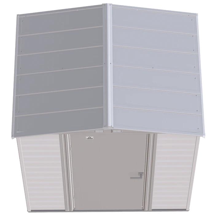 Arrow Select Steel Storage Shed, 6x5, Flute Grey 8 Arrow Select Steel Storage Shed, 6x5, Flute Grey - Image 6