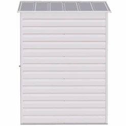 Arrow Select Steel Storage Shed, 6x5, Flute Grey 23 Arrow Select Steel Storage Shed, 6x5, Flute Grey -Shelterlogic scg65fg silo image 04