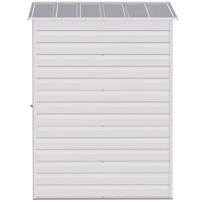 Arrow Select Steel Storage Shed, 6x5, Flute Grey 9 Arrow Select Steel Storage Shed, 6x5, Flute Grey - Image 7