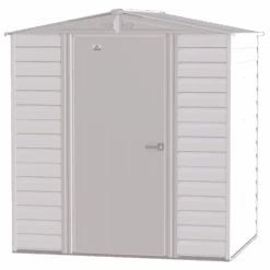 Arrow Select Steel Storage Shed, 6x5, Flute Grey 25 Arrow Select Steel Storage Shed, 6x5, Flute Grey -Shelterlogic scg65fg silo image 06