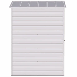 Arrow Select Steel Storage Shed, 6x5, Flute Grey 26 Arrow Select Steel Storage Shed, 6x5, Flute Grey -Shelterlogic scg65fg silo image 07