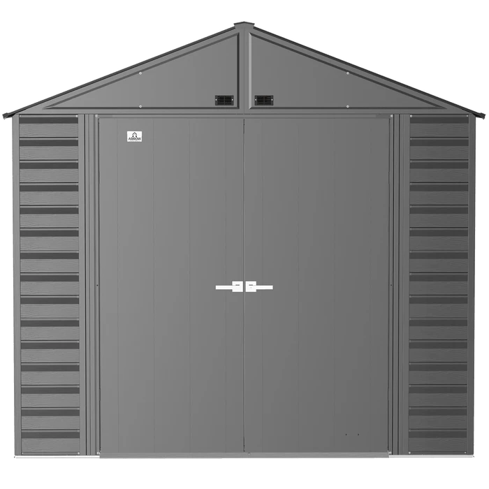 Arrow Select Steel Storage Shed, 8x6, Charcoal 6 Arrow Select Steel Storage Shed, 8x6, Charcoal - Image 4
