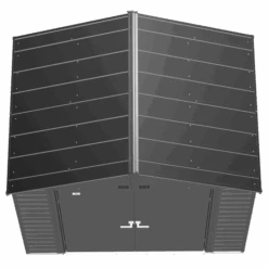 Arrow Select Steel Storage Shed, 8x6, Charcoal 20 Arrow Select Steel Storage Shed, 8x6, Charcoal -Shelterlogic scg86cc silo image 03