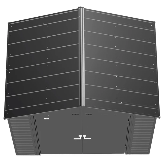 Arrow Select Steel Storage Shed, 8x6, Charcoal 7 Arrow Select Steel Storage Shed, 8x6, Charcoal - Image 5