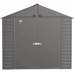 Arrow Select Steel Storage Shed, 8x8, Charcoal 19 Arrow Select Steel Storage Shed, 8x8, Charcoal -Shelterlogic scg88cc silo image 02