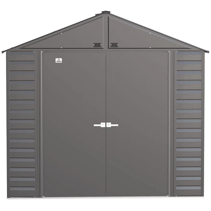 Arrow Select Steel Storage Shed, 8x8, Charcoal 6 Arrow Select Steel Storage Shed, 8x8, Charcoal - Image 4