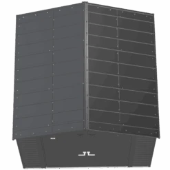 Arrow Select Steel Storage Shed, 8x8, Charcoal 20 Arrow Select Steel Storage Shed, 8x8, Charcoal -Shelterlogic scg88cc silo image 03