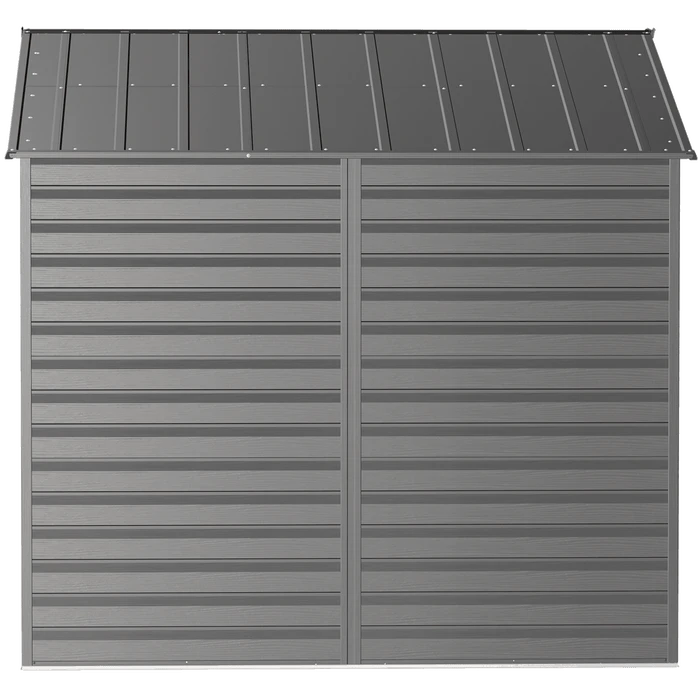 Arrow Select Steel Storage Shed, 8x8, Charcoal 8 Arrow Select Steel Storage Shed, 8x8, Charcoal - Image 6