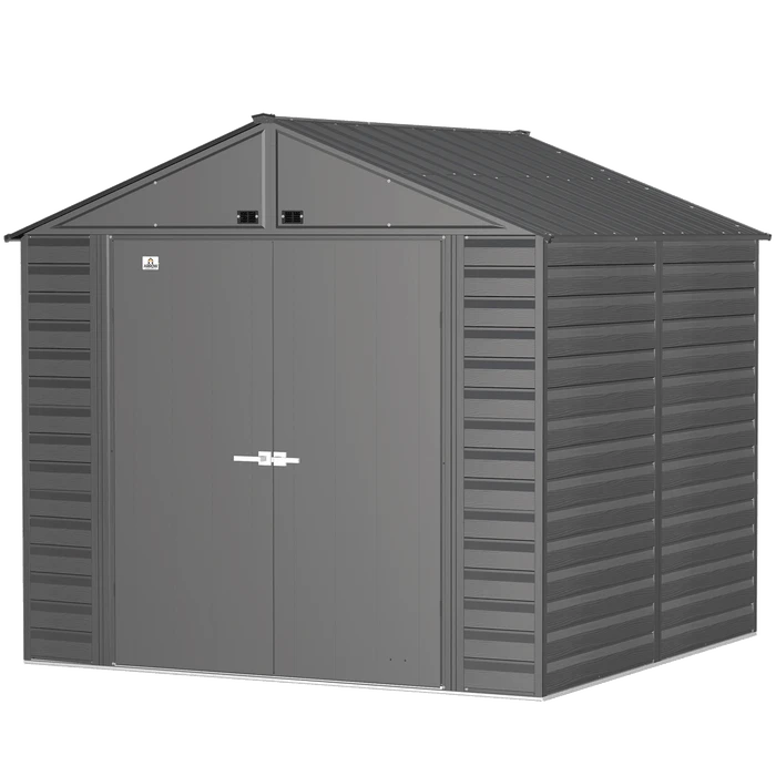 Arrow Select Steel Storage Shed, 8x8, Charcoal 10 Arrow Select Steel Storage Shed, 8x8, Charcoal - Image 8