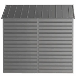 Arrow Select Steel Storage Shed, 8x8, Charcoal 24 Arrow Select Steel Storage Shed, 8x8, Charcoal -Shelterlogic scg88cc silo image 07