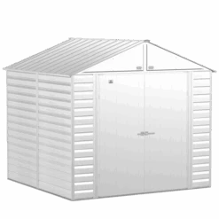 Arrow Select Steel Storage Shed, 8x8, Flute Grey