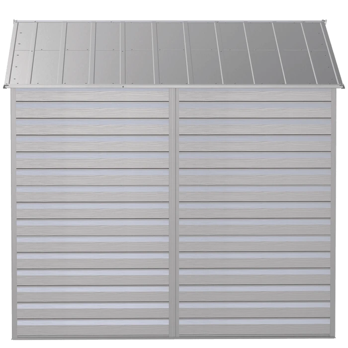 Arrow Select Steel Storage Shed, 8x8, Flute Grey 8 Arrow Select Steel Storage Shed, 8x8, Flute Grey - Image 6