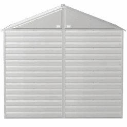 Arrow Select Steel Storage Shed, Peak, Flute Grey -Shelterlogic scg88fg silo image 05 1