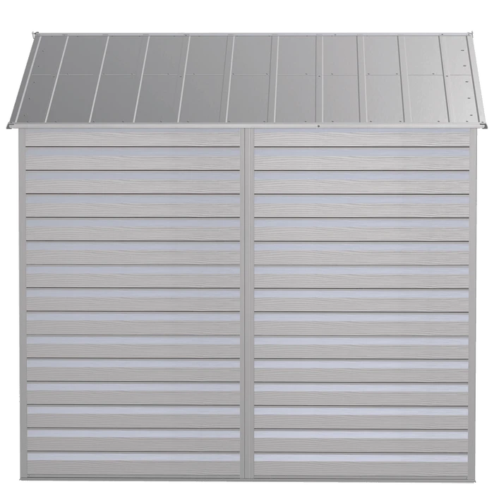 Arrow Select Steel Storage Shed, 8x8, Flute Grey 11 Arrow Select Steel Storage Shed, 8x8, Flute Grey - Image 9