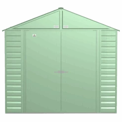 Arrow Select Steel Storage Shed, 8x8, Sage Green 19 Arrow Select Steel Storage Shed, 8x8, Sage Green -Shelterlogic scg88sg silo image 02