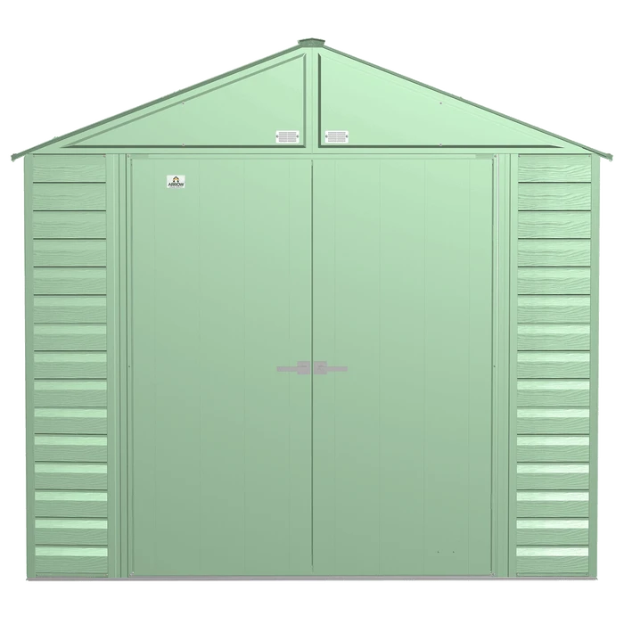 Arrow Select Steel Storage Shed, Peak, Sage Green 5 Arrow Select Steel Storage Shed, Peak, Sage Green - Image 3