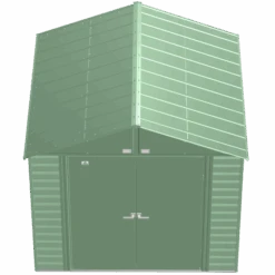 Arrow Select Steel Storage Shed, Peak, Sage Green 17 Arrow Select Steel Storage Shed, Peak, Sage Green -Shelterlogic scg88sg silo image 03 1