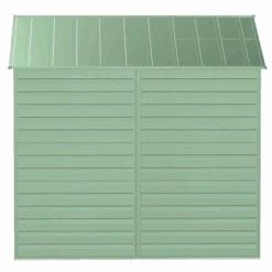 Arrow Select Steel Storage Shed, 8x8, Sage Green 21 Arrow Select Steel Storage Shed, 8x8, Sage Green -Shelterlogic scg88sg silo image 04