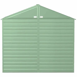 Arrow Select Steel Storage Shed, Peak, Sage Green 19 Arrow Select Steel Storage Shed, Peak, Sage Green -Shelterlogic scg88sg silo image 05 1
